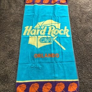 Hard Rock Cafe Orlando beach towel